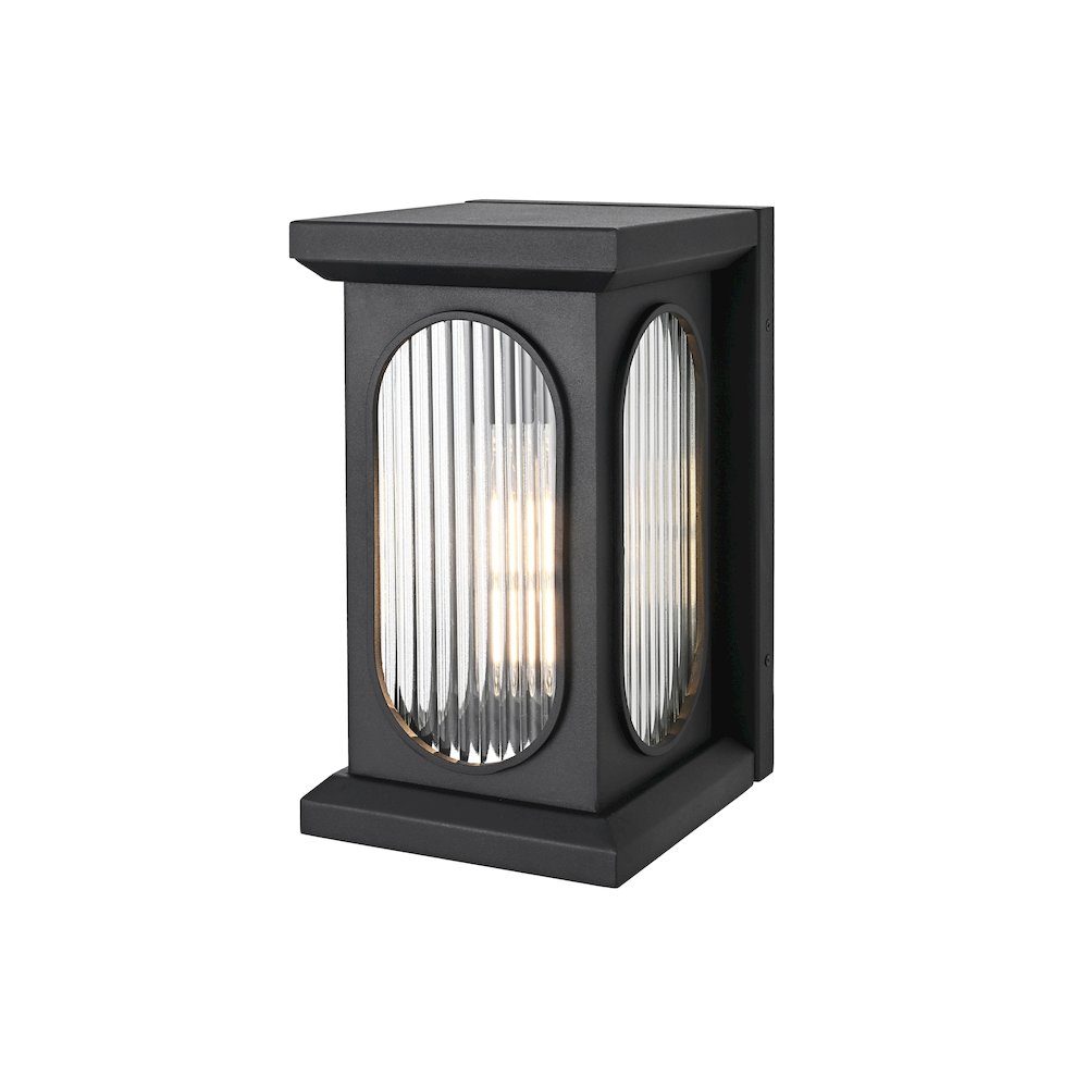 Sevyn 8 Inch Outdoor Wall Sconce In Black