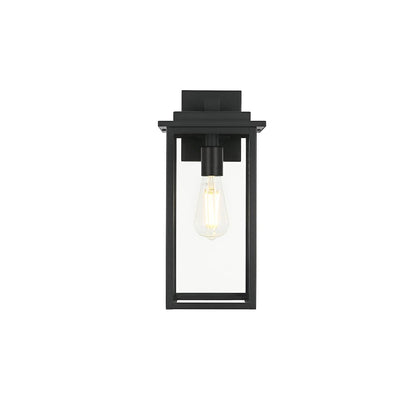 Kaysen 7 inch Outdoor Wall Sconce in Black