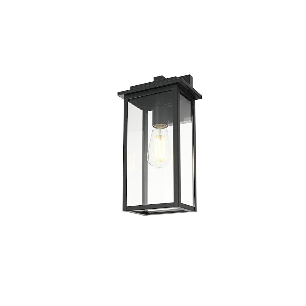 Kaysen 7 inch Outdoor Wall Sconce in Black
