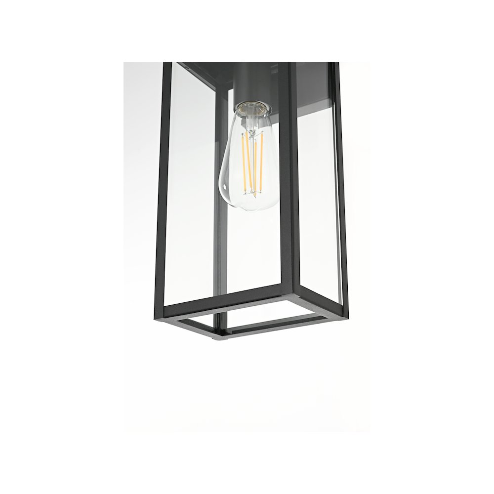 Kaysen 7 inch Outdoor Wall Sconce in Black