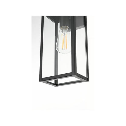 Kaysen 7 inch Outdoor Wall Sconce in Black