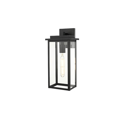 Kaysen 7 inch Outdoor Wall Sconce in Black