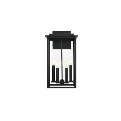 Kaysen 11 inch Outdoor Wall Sconce in Black