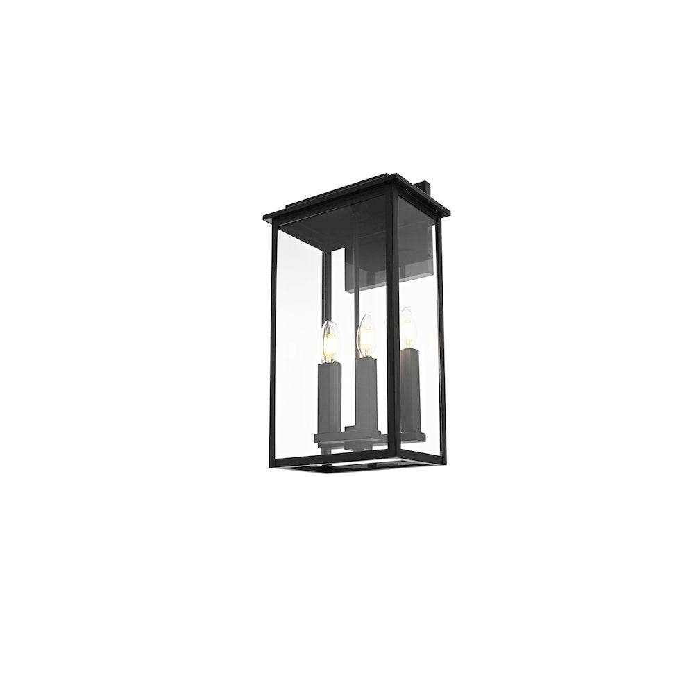 Kaysen 11 inch Outdoor Wall Sconce in Black