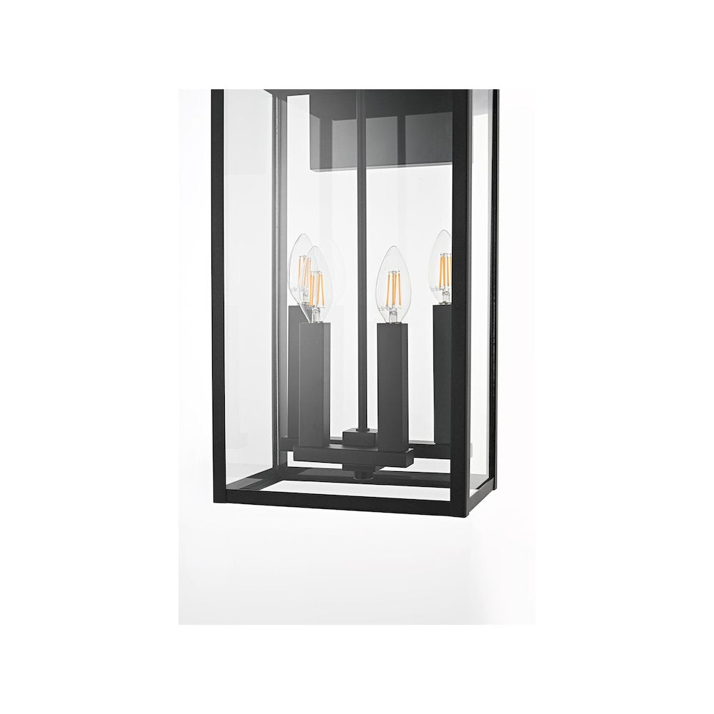 Kaysen 11 inch Outdoor Wall Sconce in Black