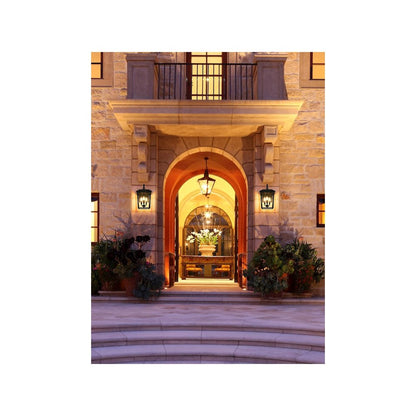 Riggs 10 inch Outdoor Wall Sconce in Black