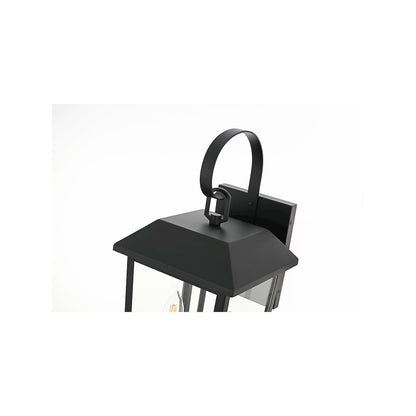 Riggs 8 inch Outdoor Wall Sconce in Black