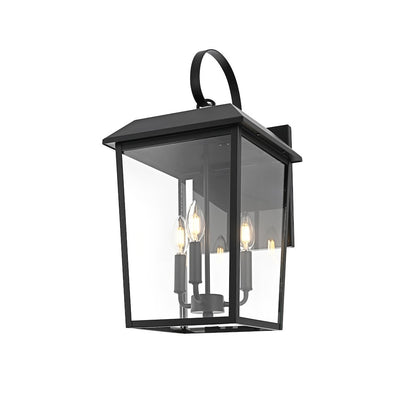 Riggs 11 inch Outdoor Wall Sconce in Black