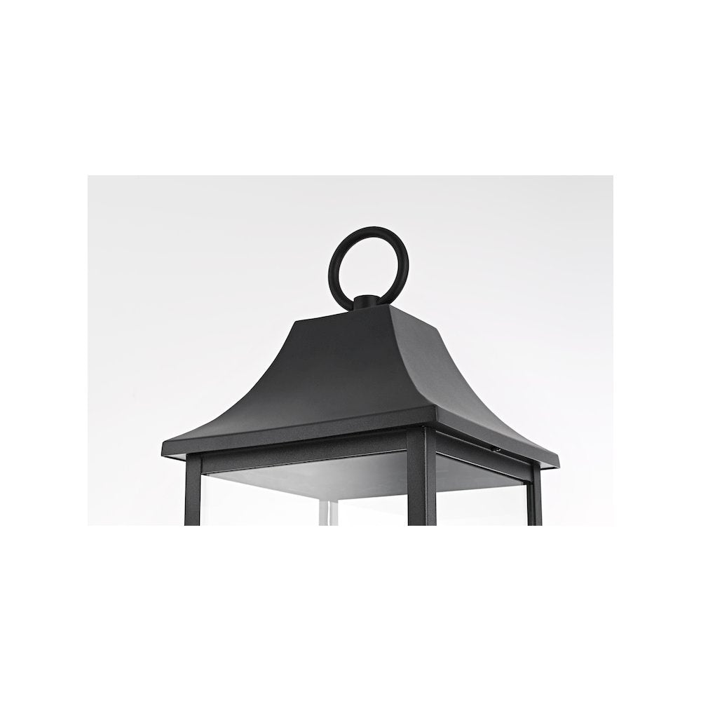 Shepard 8 x 23.5 inch Outdoor Post Light in Black
