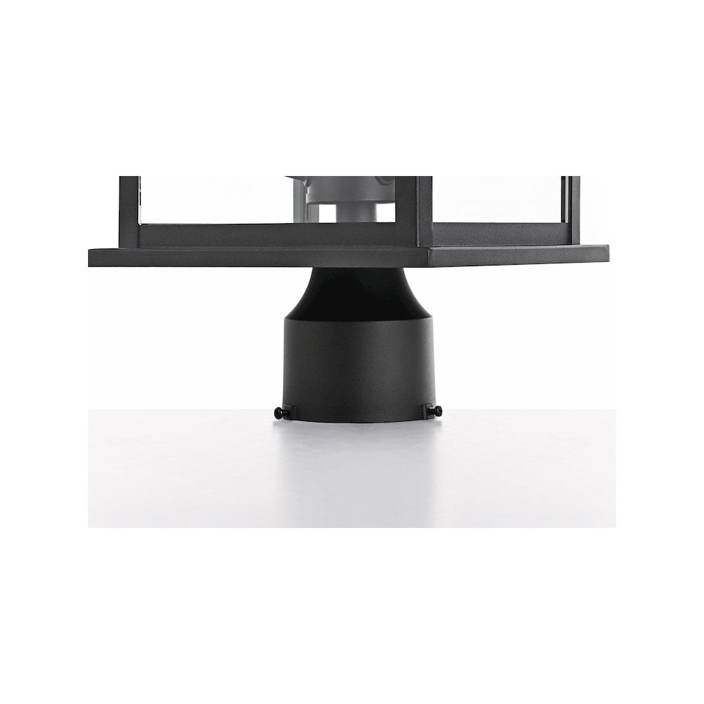 Shepard 8 x 23.5 inch Outdoor Post Light in Black