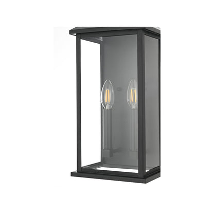 Shepard 8 inch Outdoor Wall Sconce in Black