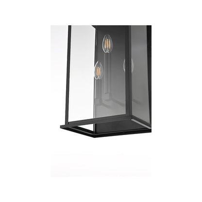 Shepard 10 inch Outdoor Wall Sconce in Black