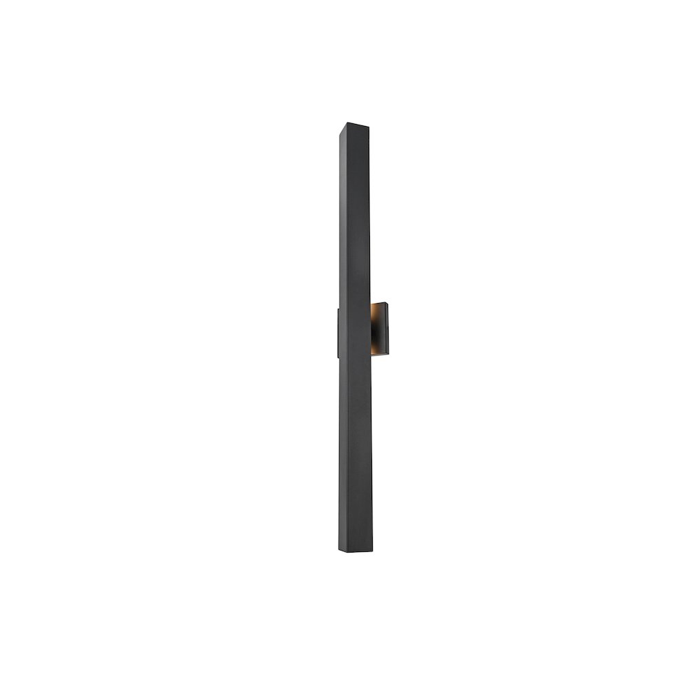 Troy 4.5 x 38 inch Outdoor Wall Sconce in Black