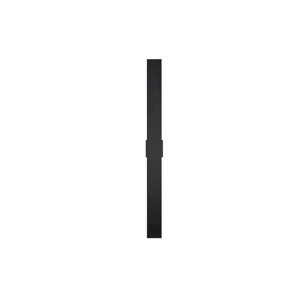 Waylen 4.5 x 48 inch Outdoor Wall Sconce in Black