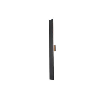 Waylen 4.5 x 48 inch Outdoor Wall Sconce in Black