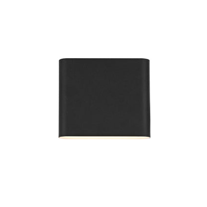 Clyde 9 inch Outdoor Wall Sconce in Black