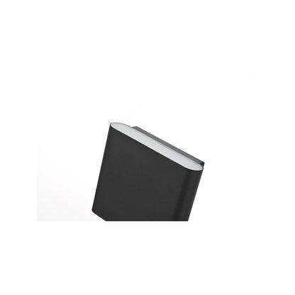Clyde 9 inch Outdoor Wall Sconce in Black
