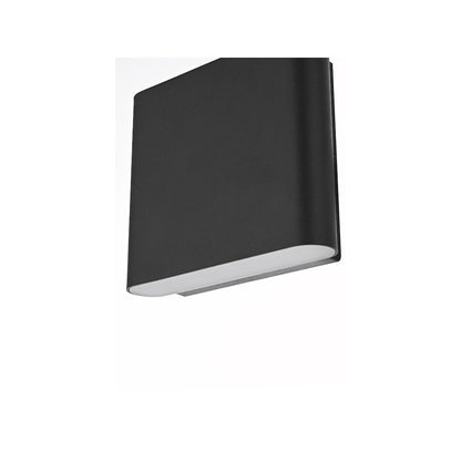 Clyde 9 inch Outdoor Wall Sconce in Black