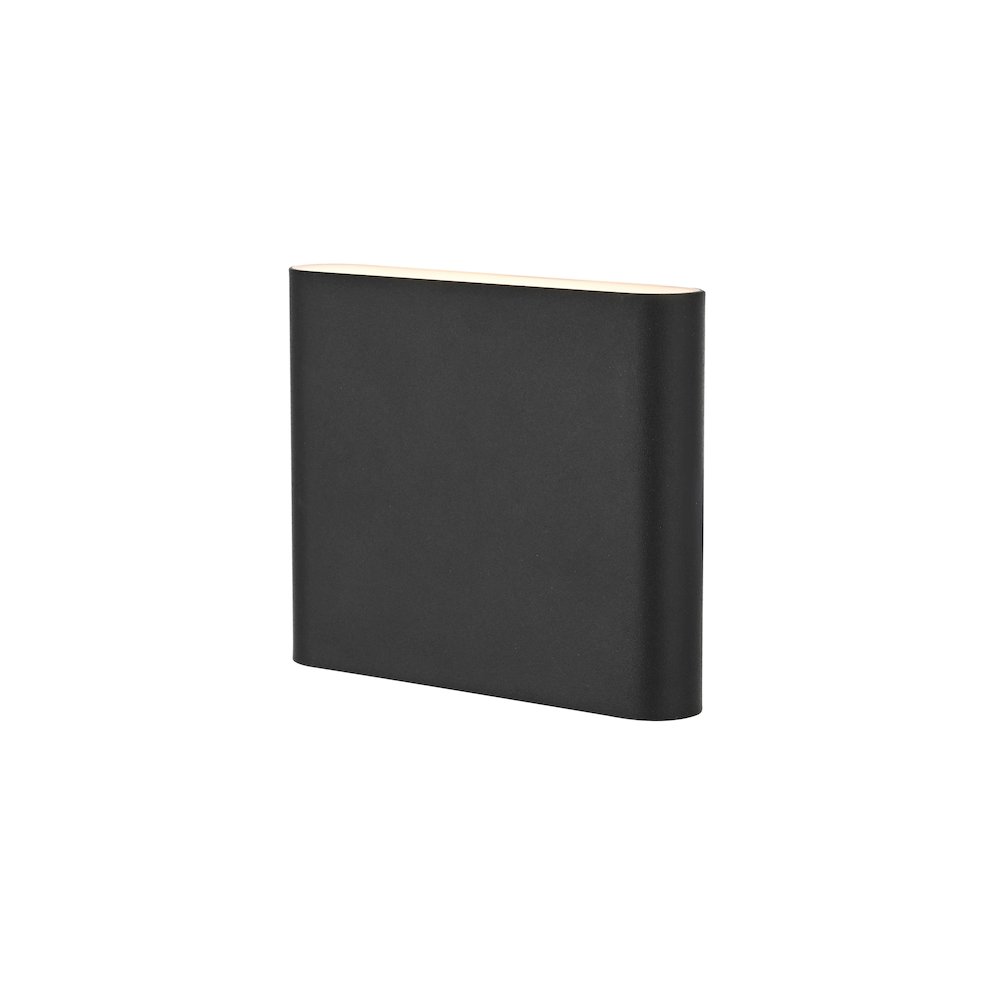 Clyde 9 inch Outdoor Wall Sconce in Black