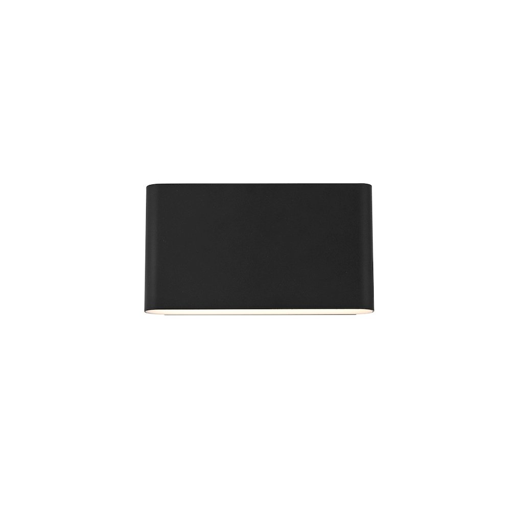 Corbin 6 inch Outdoor Wall Sconce in Black