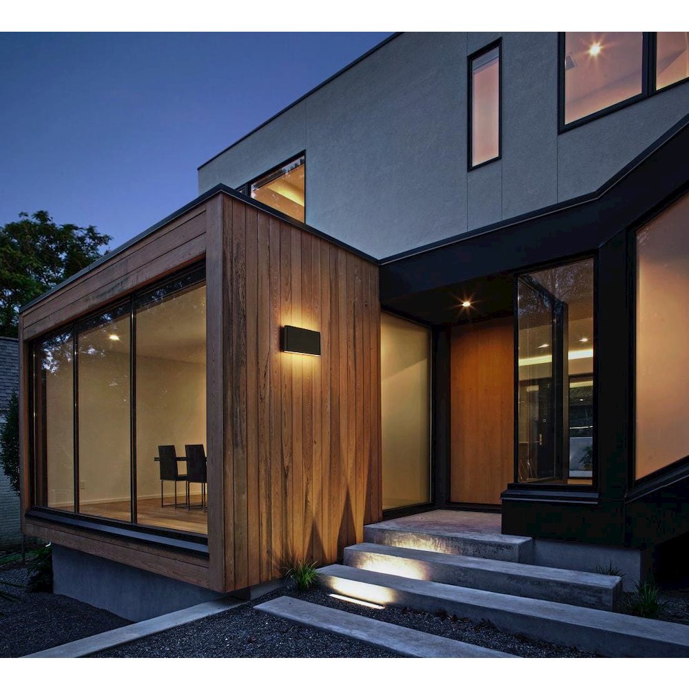 Corbin 6 inch Outdoor Wall Sconce in Black
