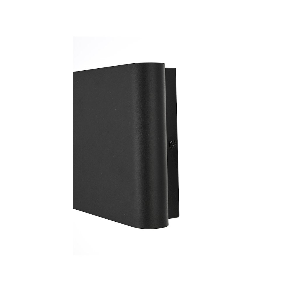 Corbin 6 inch Outdoor Wall Sconce in Black