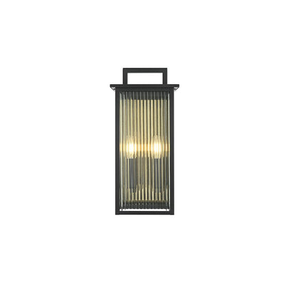 Kannon 8.5 inch Outdoor Wall Sconce in Black