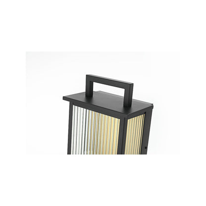 Kannon 8.5 inch Outdoor Wall Sconce in Black