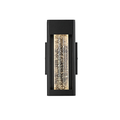 Amaris 10 inch LED Outdoor Wall sconce in Black