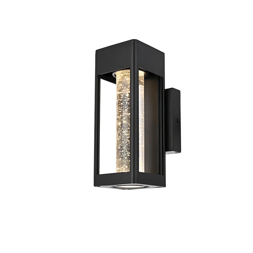 Amaris 10 inch LED Outdoor Wall sconce in Black