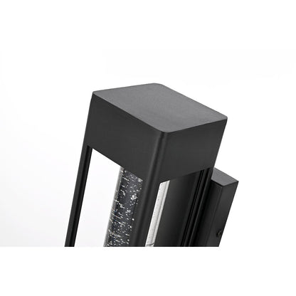 Amaris 10 inch LED Outdoor Wall sconce in Black