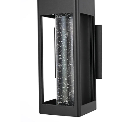 Amaris 10 inch LED Outdoor Wall sconce in Black