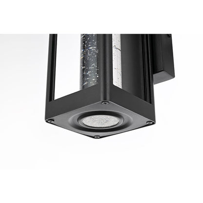 Amaris 10 inch LED Outdoor Wall sconce in Black