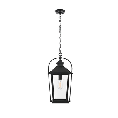 Luz 21 inch Outdoor Pendant in Black