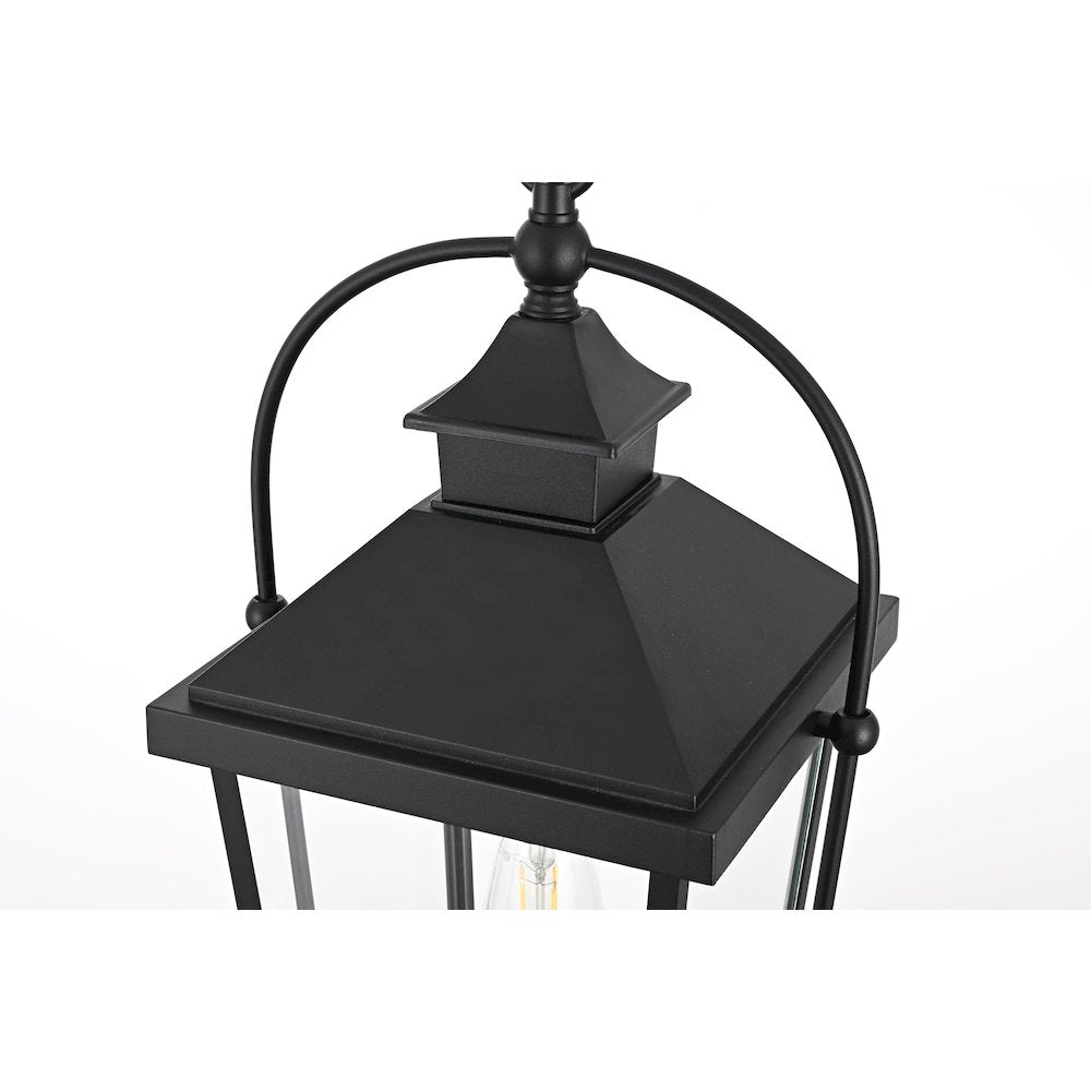Luz 21 inch Outdoor Pendant in Black