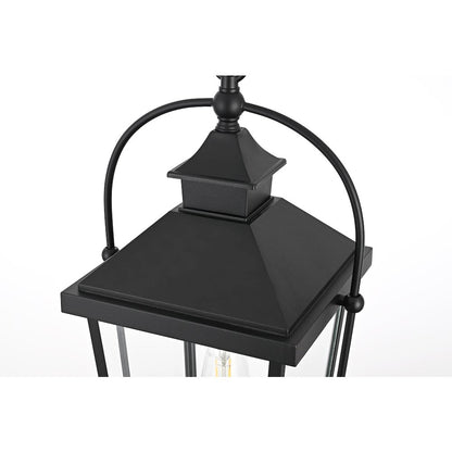 Luz 21 inch Outdoor Pendant in Black