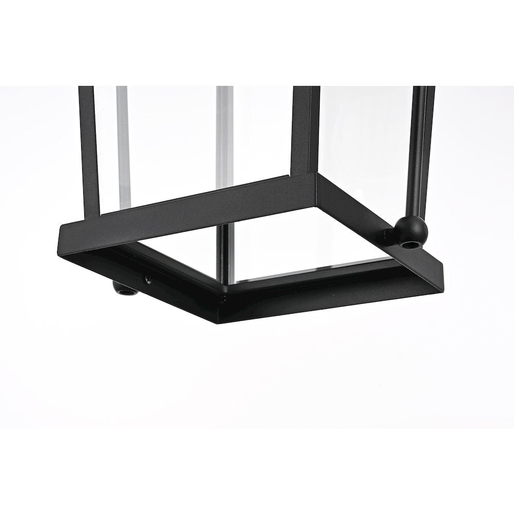 Luz 21 inch Outdoor Pendant in Black