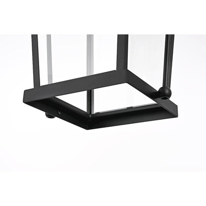 Luz 21 inch Outdoor Pendant in Black