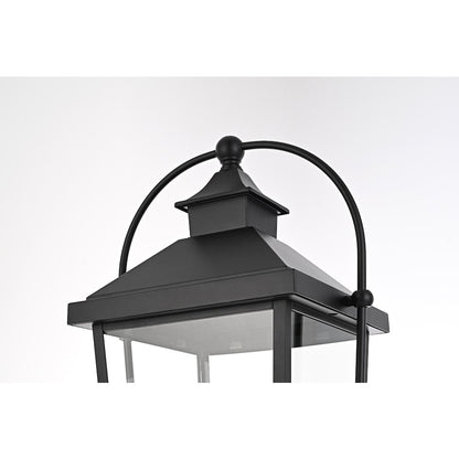 Luz 23 inch Outdoor Post light in Black