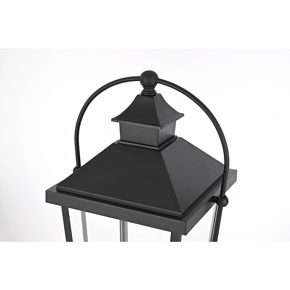 Luz 27 inch Outdoor Post light in Black