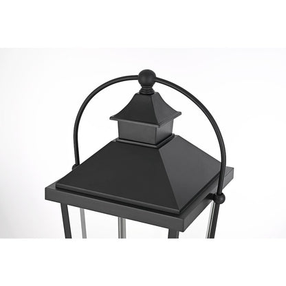 Luz 27 inch Outdoor Post light in Black