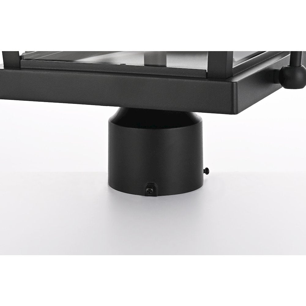 Luz 27 inch Outdoor Post light in Black