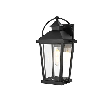 Luz 14 inch Outdoor Wall sconce in Black