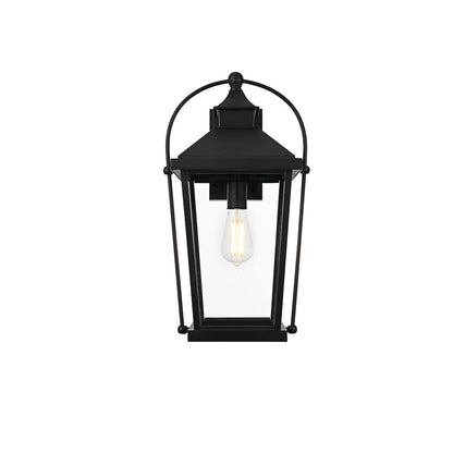 Luz 20 inch Outdoor Wall sconce in Black