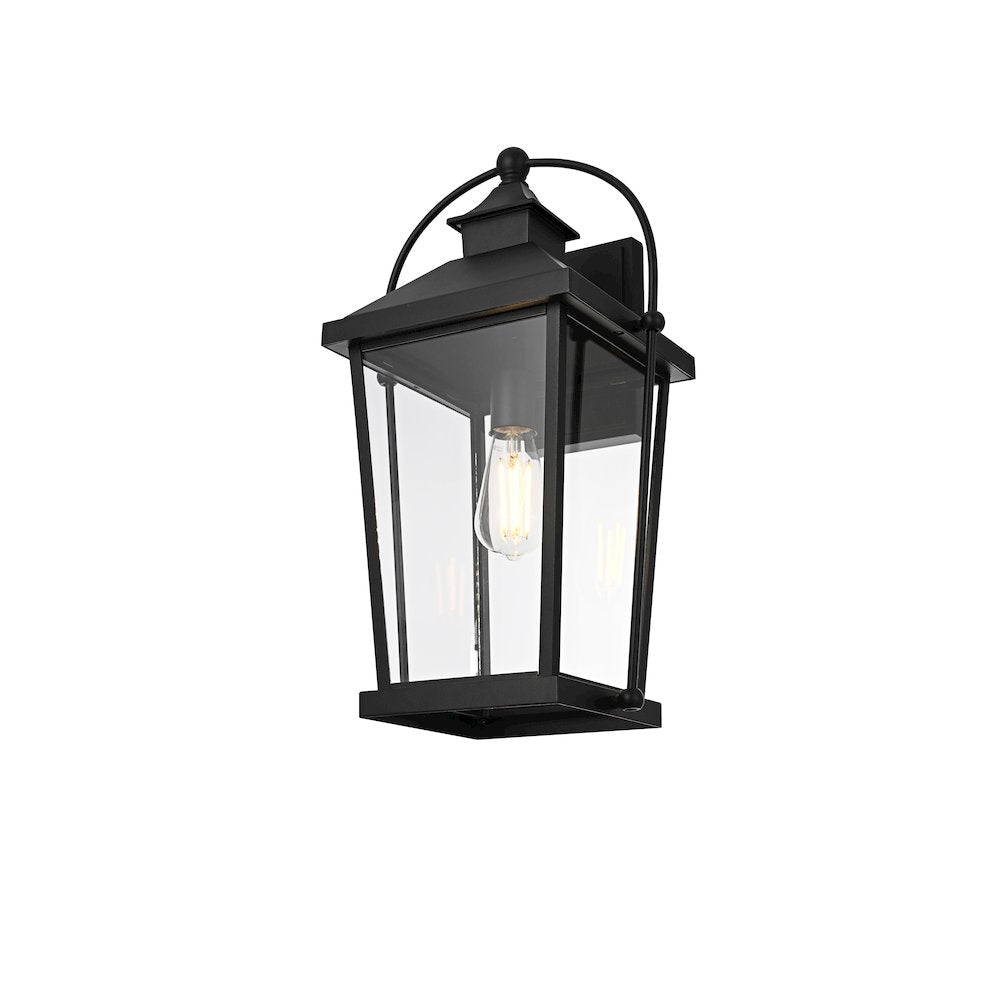 Luz 20 inch Outdoor Wall sconce in Black