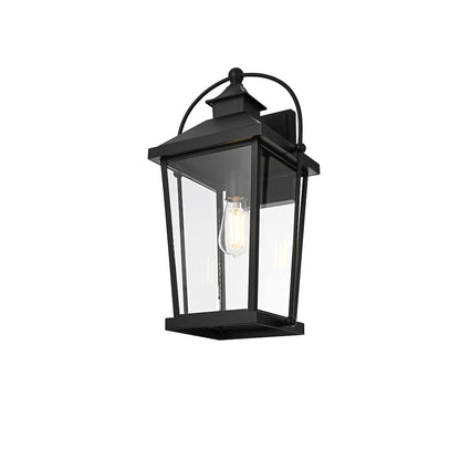Luz 20 inch Outdoor Wall sconce in Black