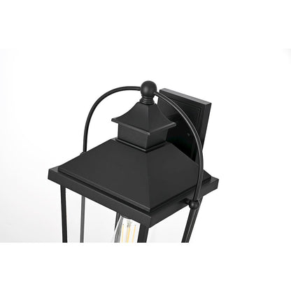 Luz 20 inch Outdoor Wall sconce in Black