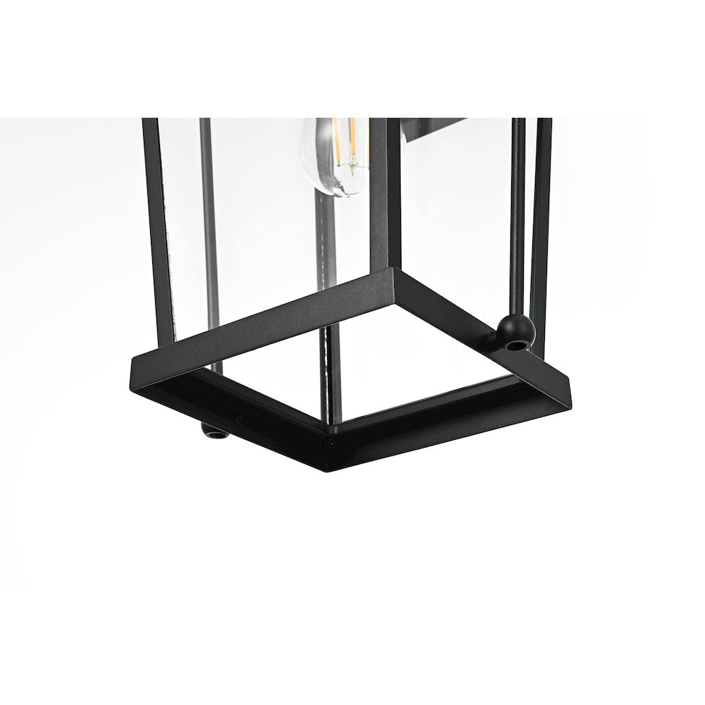 Luz 20 inch Outdoor Wall sconce in Black