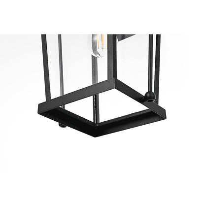 Luz 20 inch Outdoor Wall sconce in Black