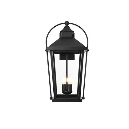 Luz 24 inch Outdoor Wall sconce in Black